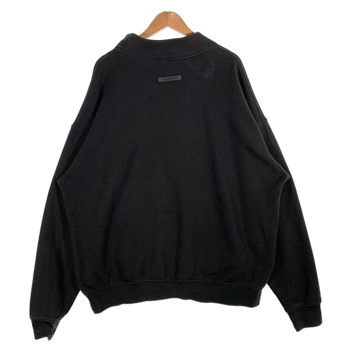 ESSENTIALS エッセンシャルズ モックネック スウェットトレーナー ブラック Size L 福生店