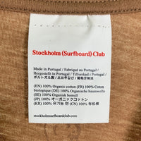 Stockholm(Surfboard)Club ストックホルムサーフボードクラブ プリントTシャツ ブラウン Size XL 福生店