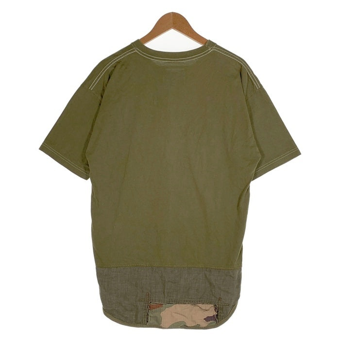 eye COMME des GARCONS コムデギャルソン JUNYA WATANABE ジュンヤワタナベ ハーフジップ 半袖 Tシャツ グリーン WM-T903 Size L 福生店