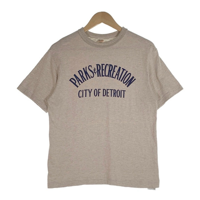 WAREHOUSE ウエアハウス Lot 4601 PARKS&RECREATION CITY OF DETROIT プリントTシャツ オートミール Size M 福生店