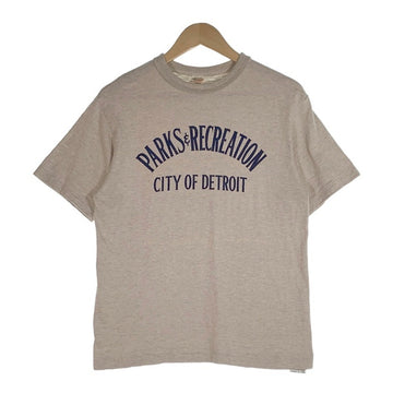 WAREHOUSE ウエアハウス Lot 4601 PARKS&RECREATION CITY OF DETROIT プリントTシャツ オートミール Size M 福生店