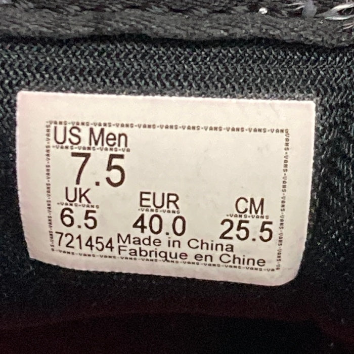Supreme×VANS シュプリーム×バンズ VN0A3QPH2YW HALF CAB PRO ハーフキャブプロ スウェード切り替え ロゴ総柄 ブラック size25.5cm 瑞穂店