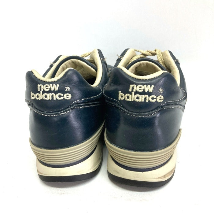 New Balance ニューバランス M670NVY イングランド製 レザー スニーカー ネイビー sizeUS7 瑞穂店
