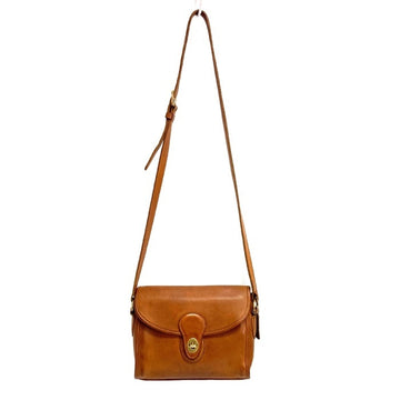 OLD COACH オールドコーチ0836-331 USA製 ショルダーバッグ ターンロック ブラウン 瑞穂店