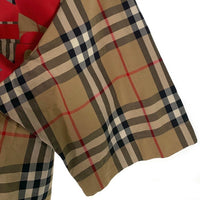 BURBERRY バーバリー 22SS Universal Passport ユニバーサルパスポート ノバチェック 半袖 ハーフジップ シャツ ベージュ Size XS 福生店