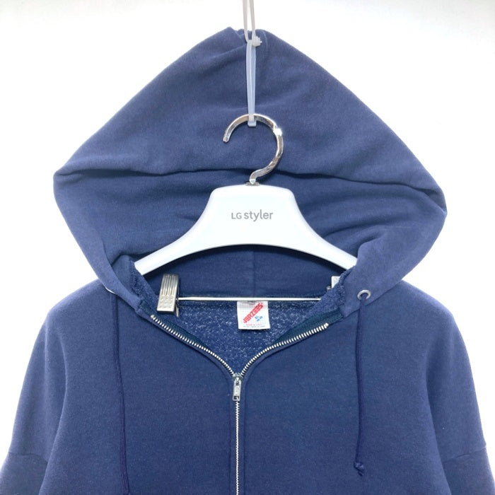 80`s 90`s JERZEES アメリカ製 ジップパーカー ネイビー Size XL 瑞穂店