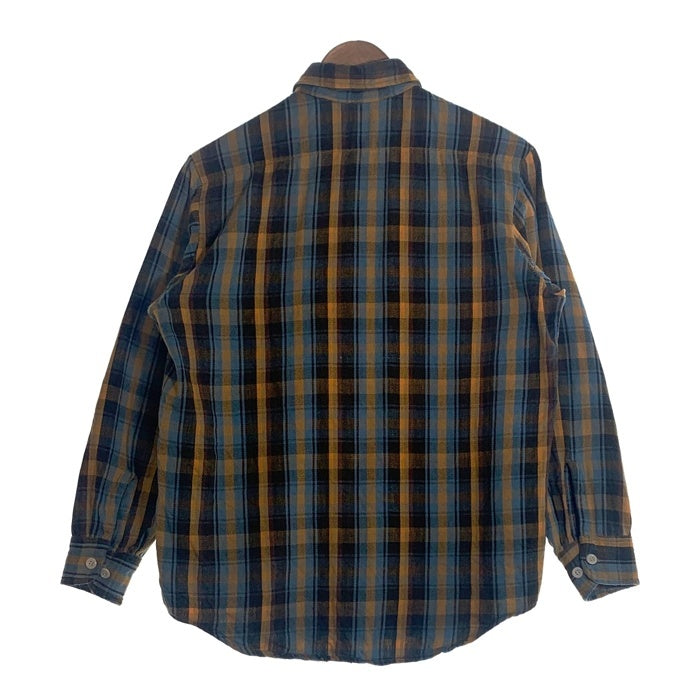 60's BIG MAC ビッグマック チェック フランネルシャツ イエロー ライトブルー ブラウン Size M 福生店
