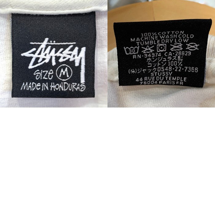 STUSSY ステューシー MOTEL STUSSY TEE プリントTシャツ ホワイト Size M 福生店