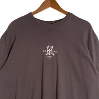 RATS ラッツ 鼠TEE プリント 刺繡 Tシャツ アッシュグレー 24RT-0503 Size L 福生店