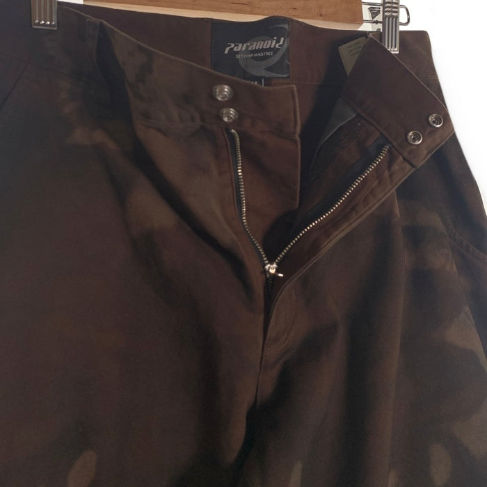 PARANOID パラノイド STONE WASHING PANTS ストーンウォッシュ パンツ ブラウン PD-005-PT02 Size M 福生店