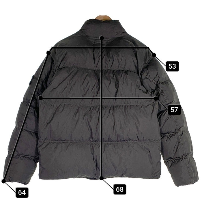 STONE ISLAND ストーンアイランド 24AW GIUBBOTTO VERA PIUMA RDS ガーメント ダイ スタンドカラー ダウンジャケット チャコール 811540123 Size M 福生店