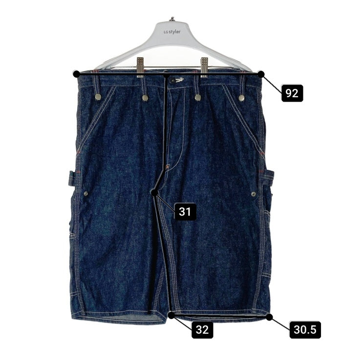 SAMURAI JEANS サムライジーンズ SMEP-SP01 エプロン付きペインターワークショーツ インディゴ size36 瑞穂店