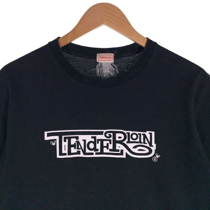 TENDERLOIN テンダーロイン ロゴプリント 半袖 Tシャツ ブラック Size M 福生店