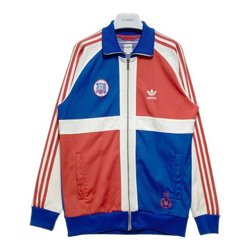 Adidas アディダス ドミニカ トラック ジャケット ホワイト ブルー レッド Size O 瑞穂店