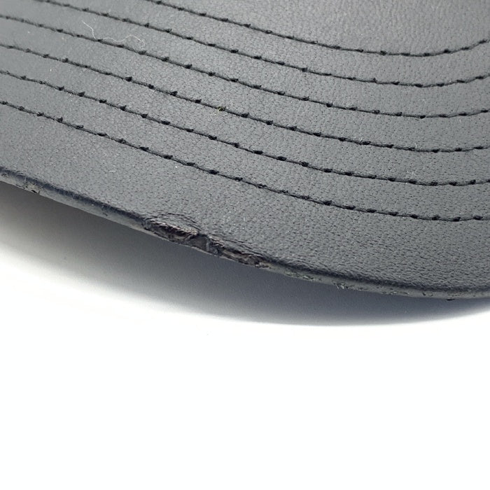 SUPREME シュプリーム 21SS Leather Visor 6-Panel Cap レザーバイザー 6パネルキャップ ブラック 福生店
