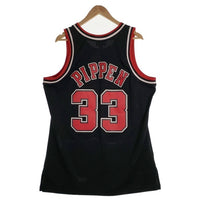 Mitchell&Ness ミッチェルアンドネス NBA シカゴ・ブルズ ピッペン 33 メッシュ ゲームシャツ ユニフォーム ブラック レッド Size L 福生店