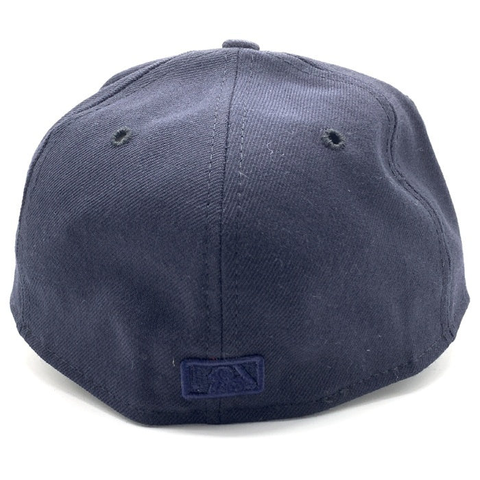90's New Era ニューエラ MLB ニューヨーク・ヤンキース 59FIFTY ベースボールキャップ ネイビー ウール USA製 Size 7 1/4 (57.7cm) 福生店