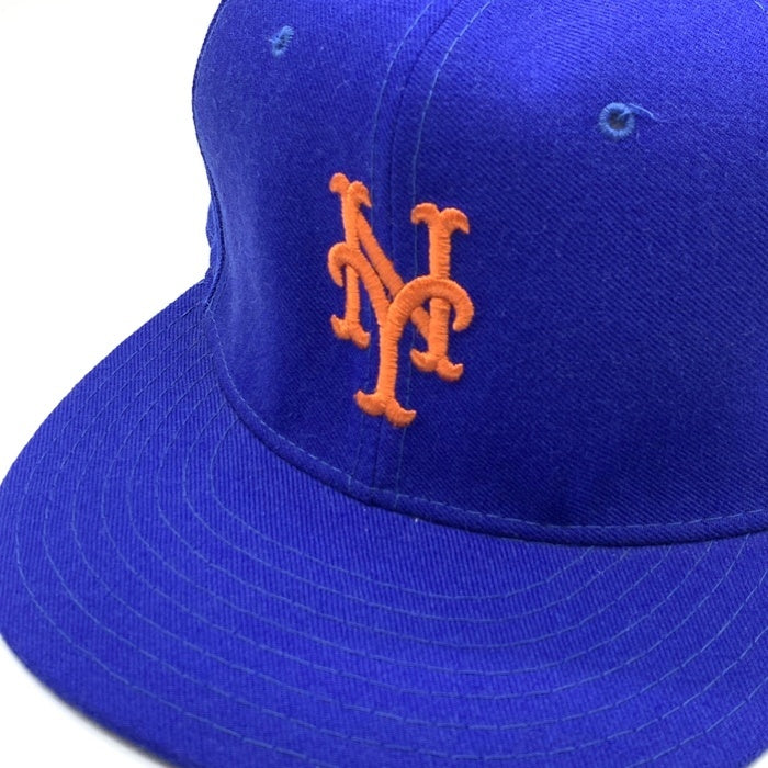 90's New Era ニューエラ MLB ニューヨーク・メッツ 59FIFTY ベースボールキャップ ロイヤルブルー ウール USA製 Size 7 3/8 (58.7cm) 福生店