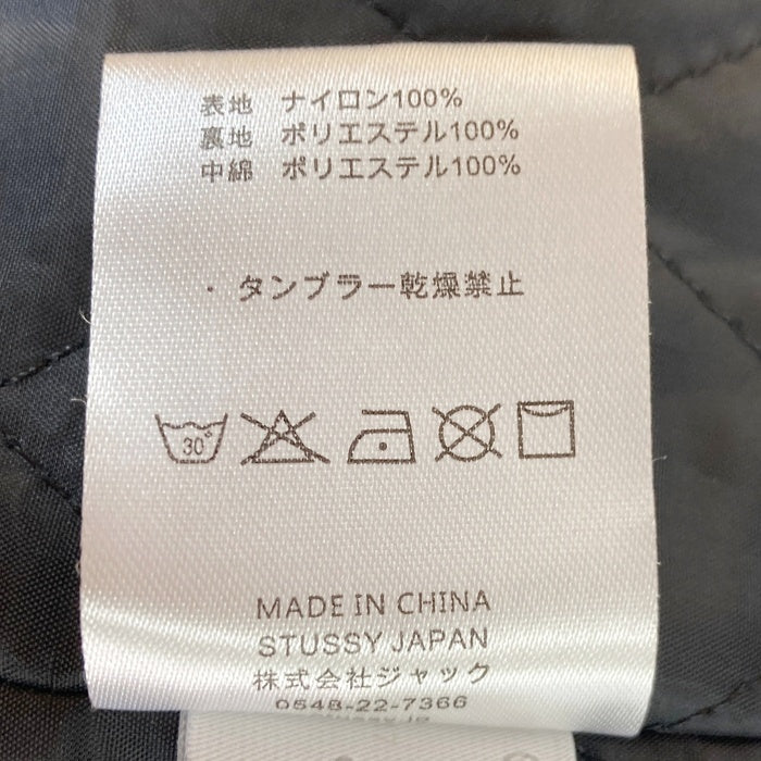 STUSSY ステューシー ナイロン 中綿入り モッズコート オリーブ sizeM 瑞穂店
