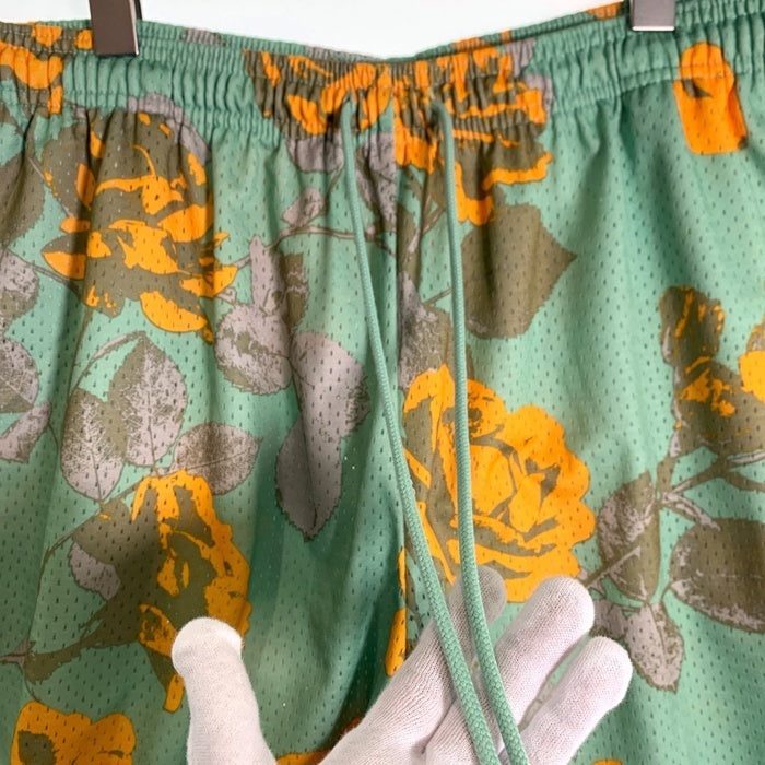 NIKE ナイキ Drifit Shorts メッシュ ショーツ ハーフ パンツ グリーン イエロー FJ1651-308 Size XL 福生店
