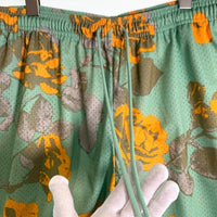 NIKE ナイキ Drifit Shorts メッシュ ショーツ ハーフ パンツ グリーン イエロー FJ1651-308 Size XL 福生店