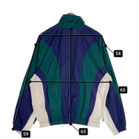 NIKE ナイキ ナイロン トラックジャケット ネイビー グリーン ホワイト 台湾製 Size M 福生店