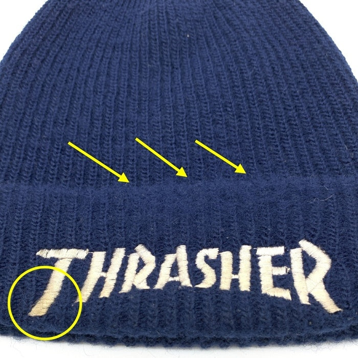 THRASHER スラッシャー オールド ビーニーキャップ ネイビー 福生店