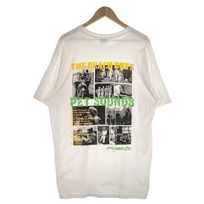 STUSSY ステューシー 21SS The Beach Boys ビーチボーイズ フォトプリントTシャツ ホワイト メキシコ製 Size L 福生店