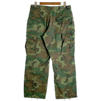60’s U.S.ARMY 米軍 ジャングルファティーグ ミリタリーカーゴパンツ リーフカモ RAPIDファスナー 68年会計 Size ｗ84cm 福生店