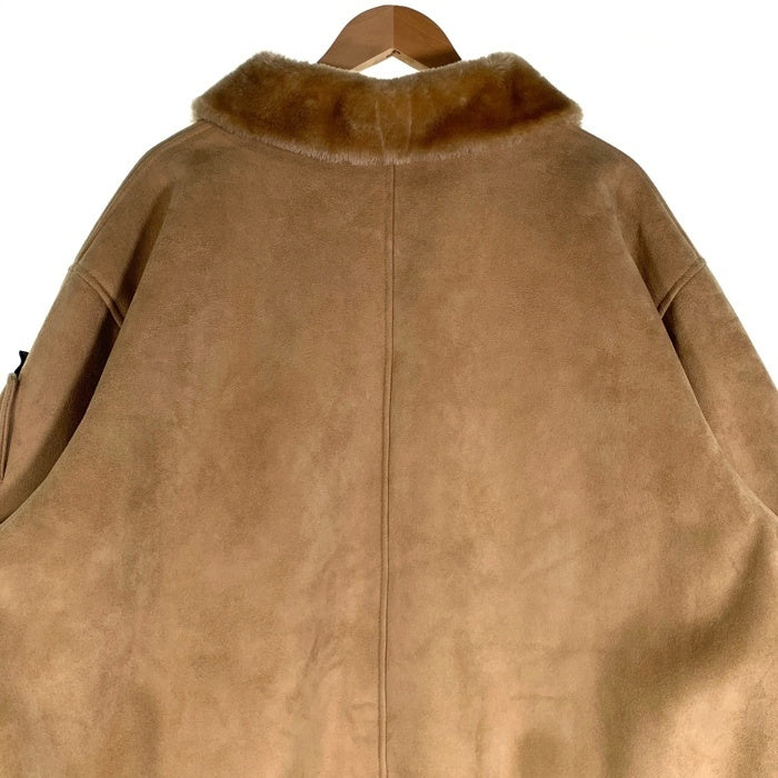 Sean John ショーンジョン ファー レザー ジップアップ ジャケット ベージュ Size 2XL 福生店
