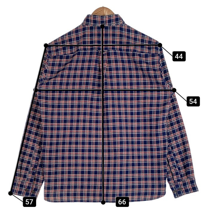 THE NORTH FACE ノースフェイス THERMASTAT FLANNEL チェック フランネルシャツ ブルー NR61304 Size S 福生店