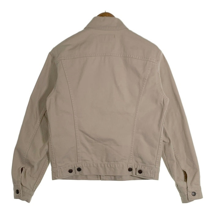 90's Levi's リーバイス コットン ツイル トラッカージャケット ボタン裏 J30 アイボリー 70505-01 Size 38 福生店