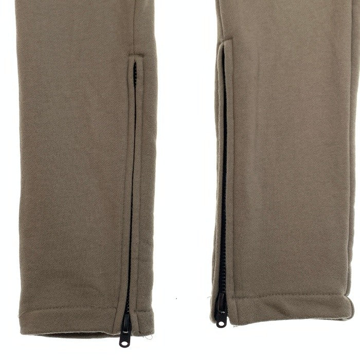 FOG ESSENTIALS エッセンシャルズ スウェットパンツ カーキ ブラック 裾ファスナー Size M 福生店