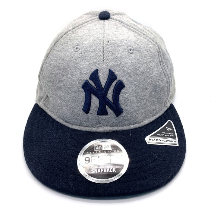 NEW ERA ニューエラ LOOPWHEELER ループウィラー BEAMS ビームス 9FIFTY 別注 スナップバック ベースボールキャップ グレー ネイビー Size FREE 福生店