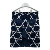 JUNYA WATANABE COMME des GARCONS MAN ジュンヤワタナベ コムデギャルソンマン WO-P007 15SS 幾何学柄 ハーフパンツ ダークネイビー size XS 瑞穂店