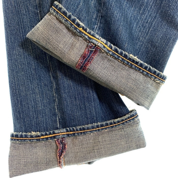 EVISU エヴィス Lot.2001 No.3 ストレート デニムパンツ カモメペイント インディゴ Size 38×32 福生店