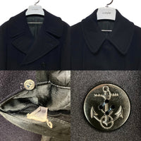 US NAVY アメリカ軍 ピーコート コントラクト欠落 ステンシル有 ネイビー size- 瑞穂店