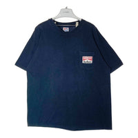 Marlboro マルボロ 90's Hanesボディ シングルステッチ Coyote Bluff ポケット付きTシャツ ブラック sizeXL 瑞穂店