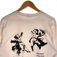 STUSSY ステューシー Angel Pigment Dyed L/S Tee エンジェル ピグメント ダイ 長袖 Tシャツ ロンT オフホワイト Size M 福生店