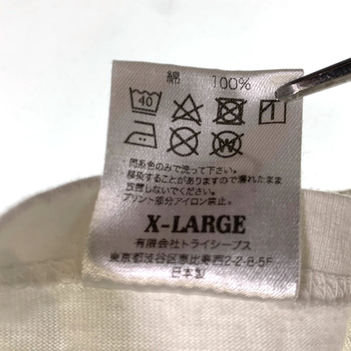 STANDARD CALIFORNIA スタンダードカリフォルニア ロゴプリントTシャツ 半袖 ホワイト Size XL 福生店