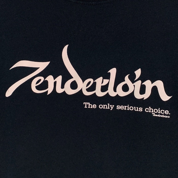 TENDERLOIN テンダーロイン The only serious choice ロゴプリントTシャツ ブラック Size L 福生店