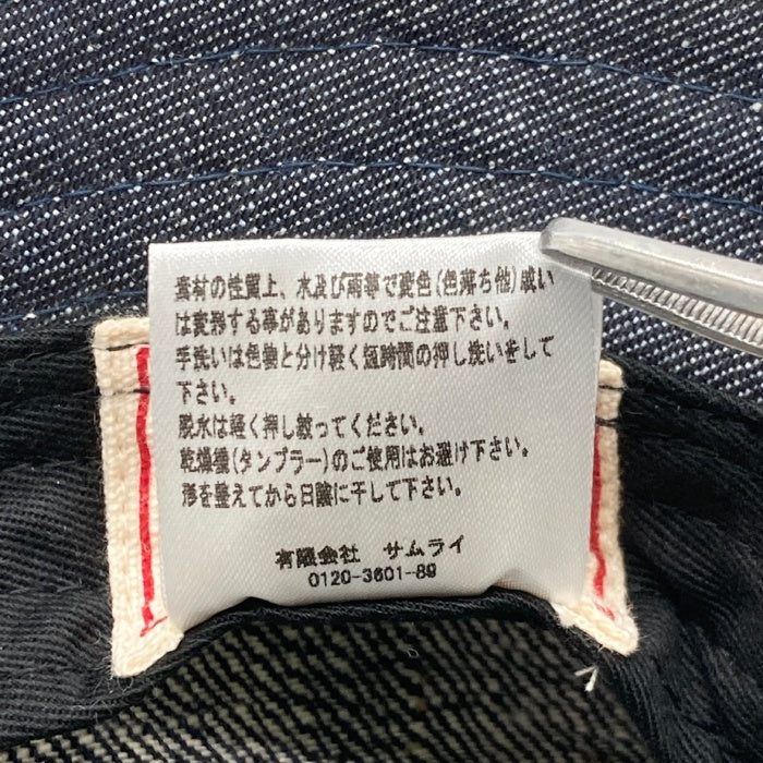 SAMURAI JEANS サムライジーンズ デニムクレイジーパターン バケットハット インディゴ sizeL 瑞穂店