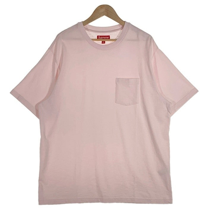 SUPREME シュプリーム 26SS S/S Pocket Tee ポケT ポケット 半袖 Tシャツ ピンク Size XL 福生店