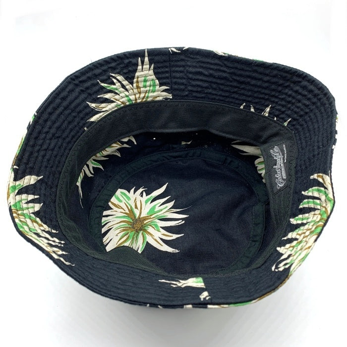 CALEE キャリー 21SS flower pattern linen bucket hat フラワーパターン リネン バケットハット ブラック 福生店