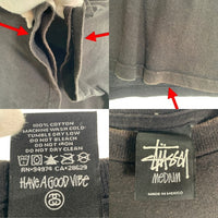 STUSSY ステューシー SWAGGER スワッガー 12周年 ダイス 半袖 Tシャツ ブラック ゴールド メキシコ製 Size M 福生店