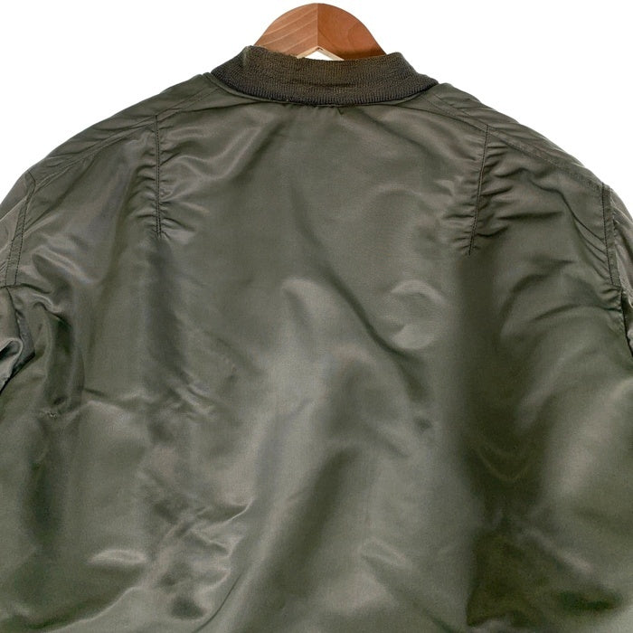 70's ALPHA INDUSTRIES アルファインダストリーズ MA-1 フライトジャケット オリーブ Size L 福生店