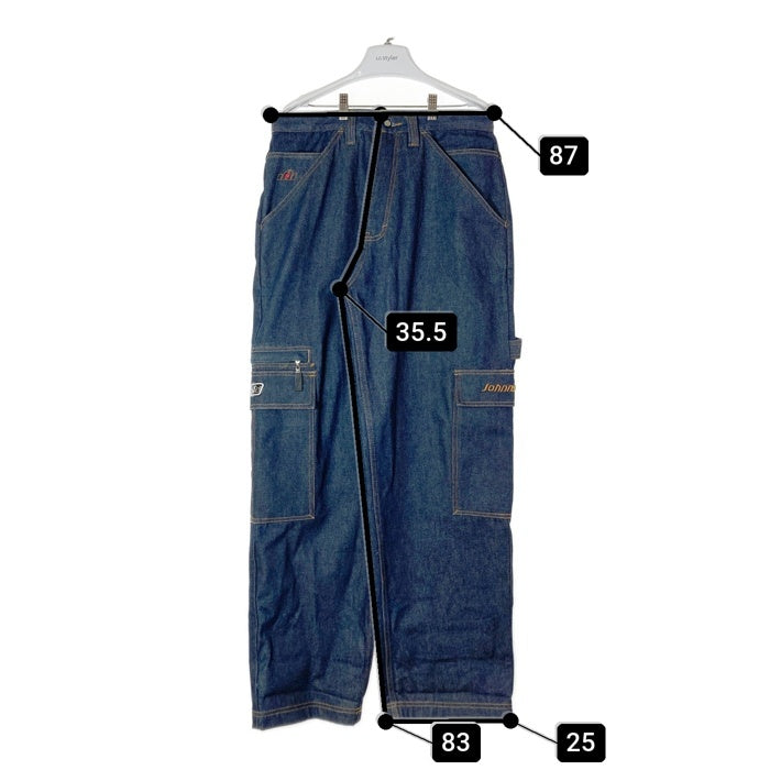 JOHNNY BLAZE ジョニーブレイズ デニムカーゴパンツ インディゴ size32 瑞穂店
