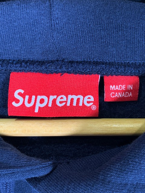 SUPREME シュプリーム 22SS Bling Box Logo Hooded Sweatshirt ボックスロゴ スウェットパーカー ネイビー Size XL 福生店