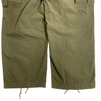 60’s  U.S.ARMY 米軍 ジャングルファティーグ ミリタリーカーゴパンツ リップストップ オリーブ 8405-935-3310 Size L-S 福生店