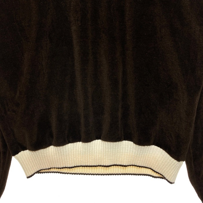 80`s Sears シアーズ KINGS ROAD ベロア Vネック セーター ブラウン Size - 瑞穂店